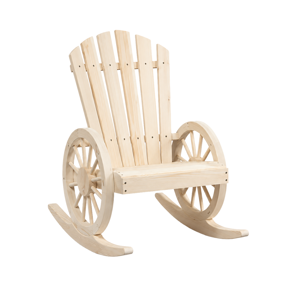 Crépuscule | Rocking chair Adirondack en sapin massif