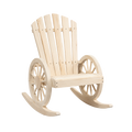 Crépuscule | Rocking chair Adirondack en sapin massif