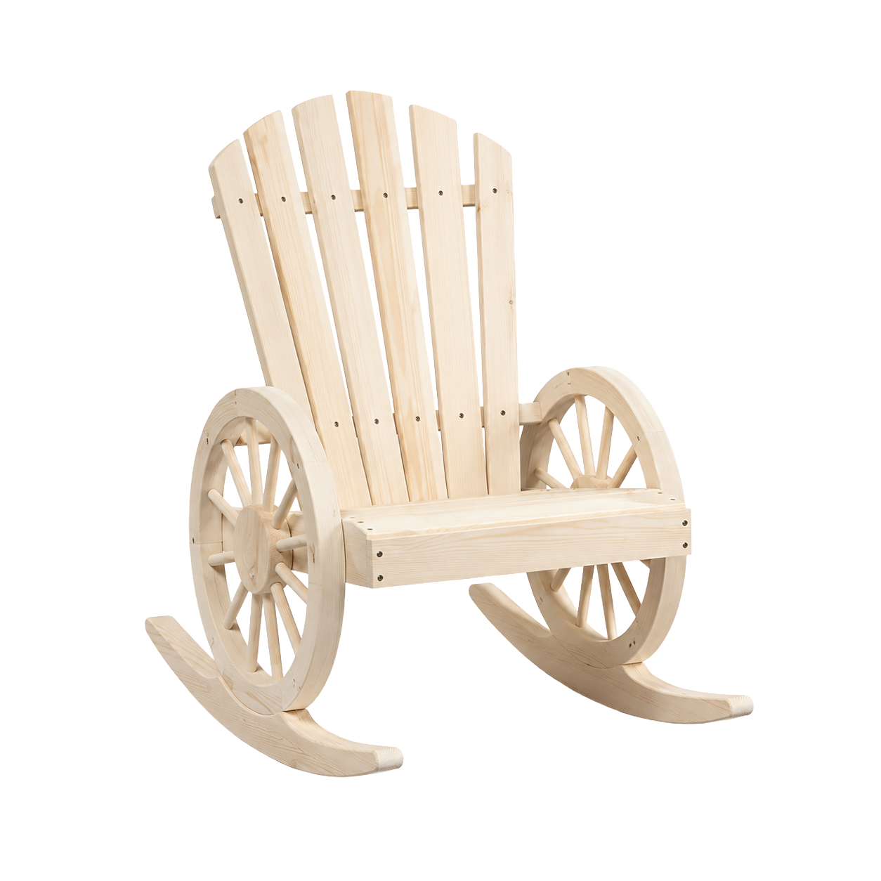 Crépuscule | Rocking chair Adirondack en sapin massif