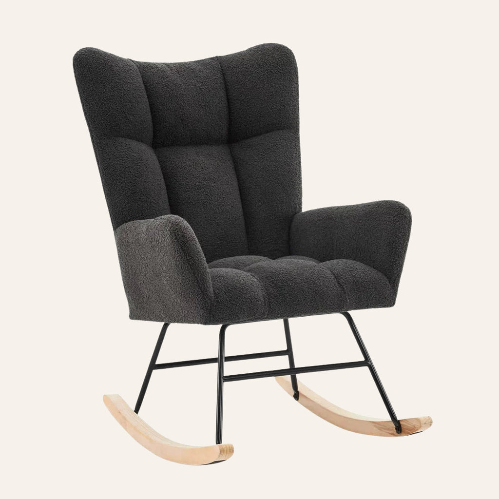 Halo | Fauteuil à bascule bouclé