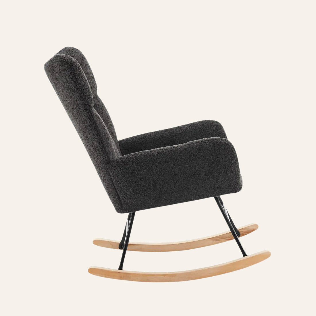Halo | Fauteuil à bascule bouclé