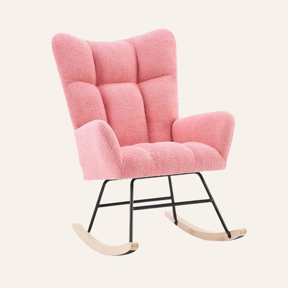 Halo | Fauteuil à bascule bouclé
