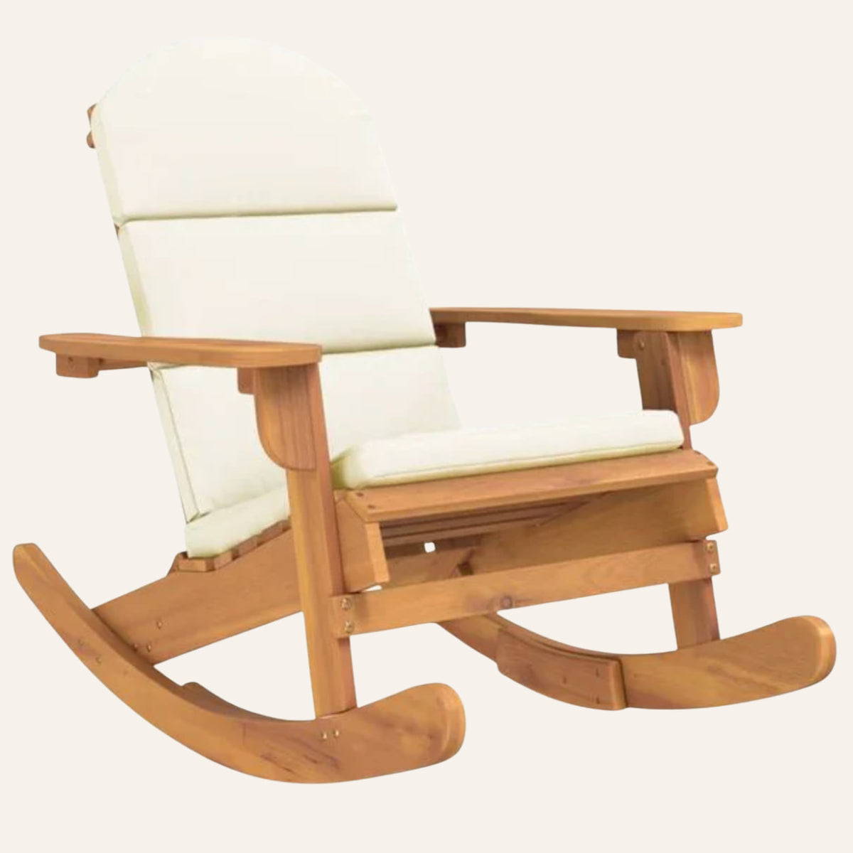 Solstice | Chaise à bascule Adirondack en acacia massif