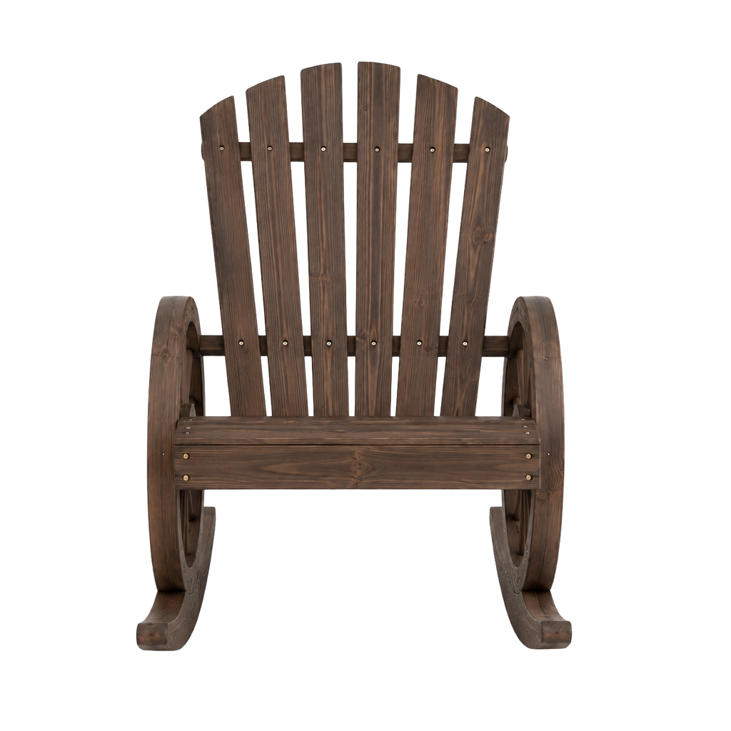 Crépuscule | Rocking chair Adirondack en sapin massif