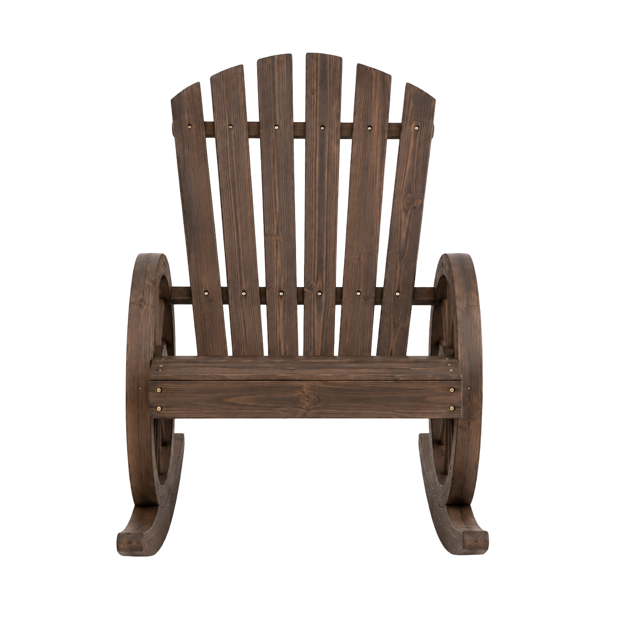 Crépuscule | Rocking chair Adirondack en sapin massif