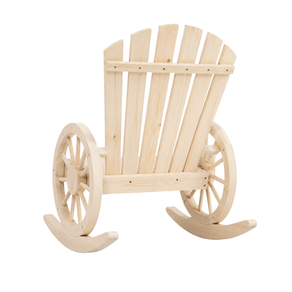 Crépuscule | Rocking chair Adirondack en sapin massif