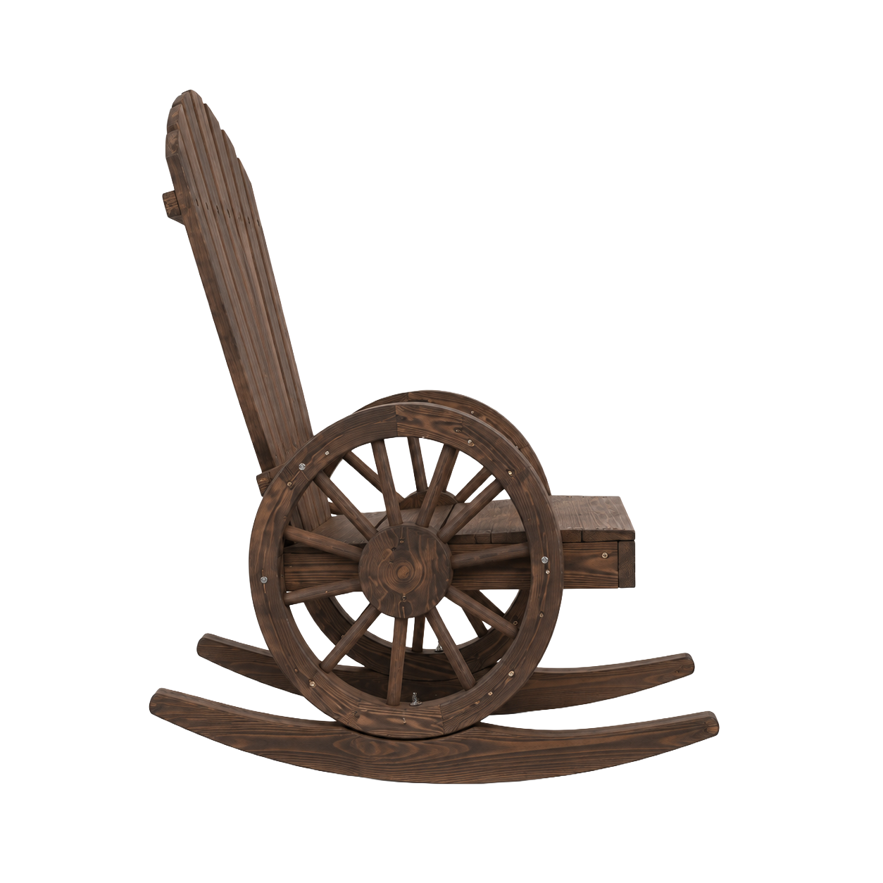 Crépuscule | Rocking chair Adirondack en sapin massif