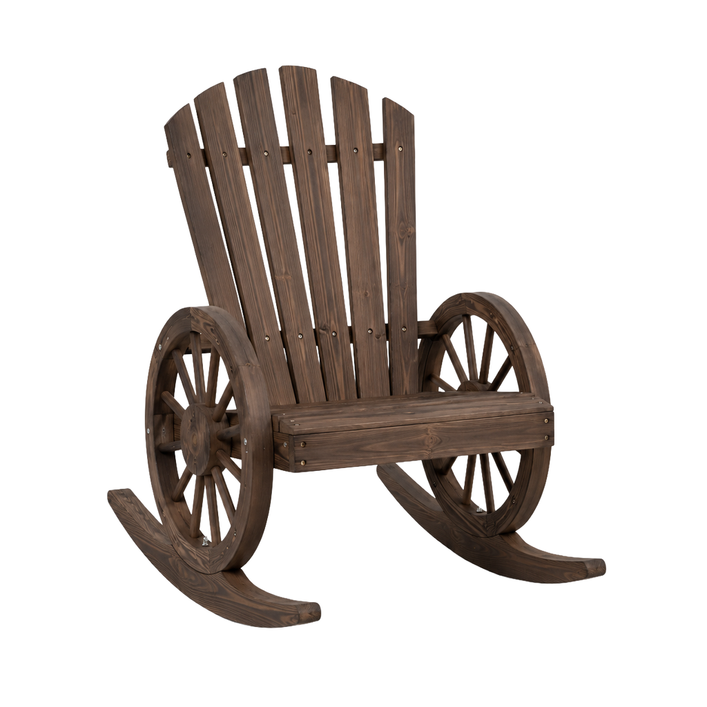 Crépuscule | Rocking chair Adirondack en sapin massif
