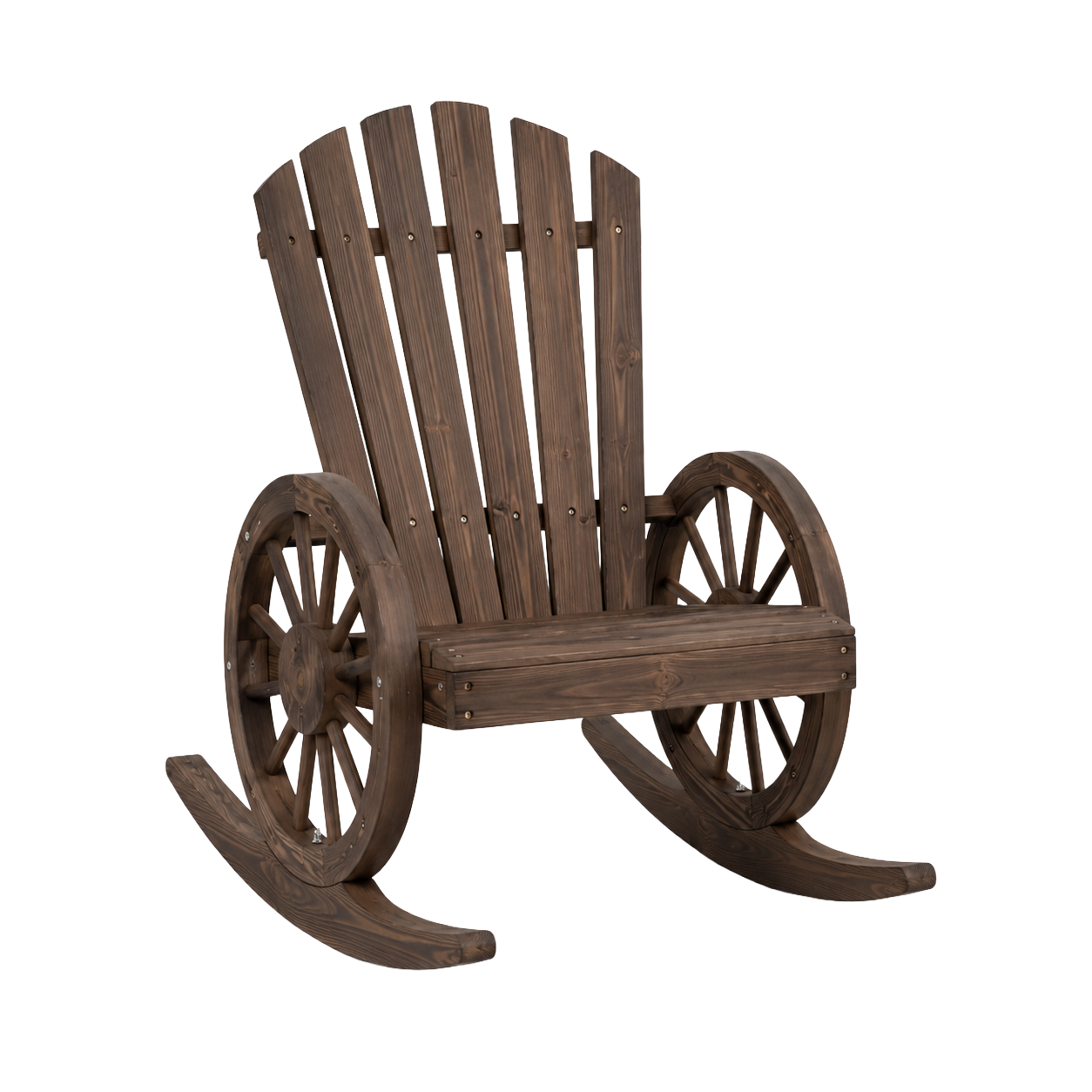 Crépuscule | Rocking chair Adirondack en sapin massif