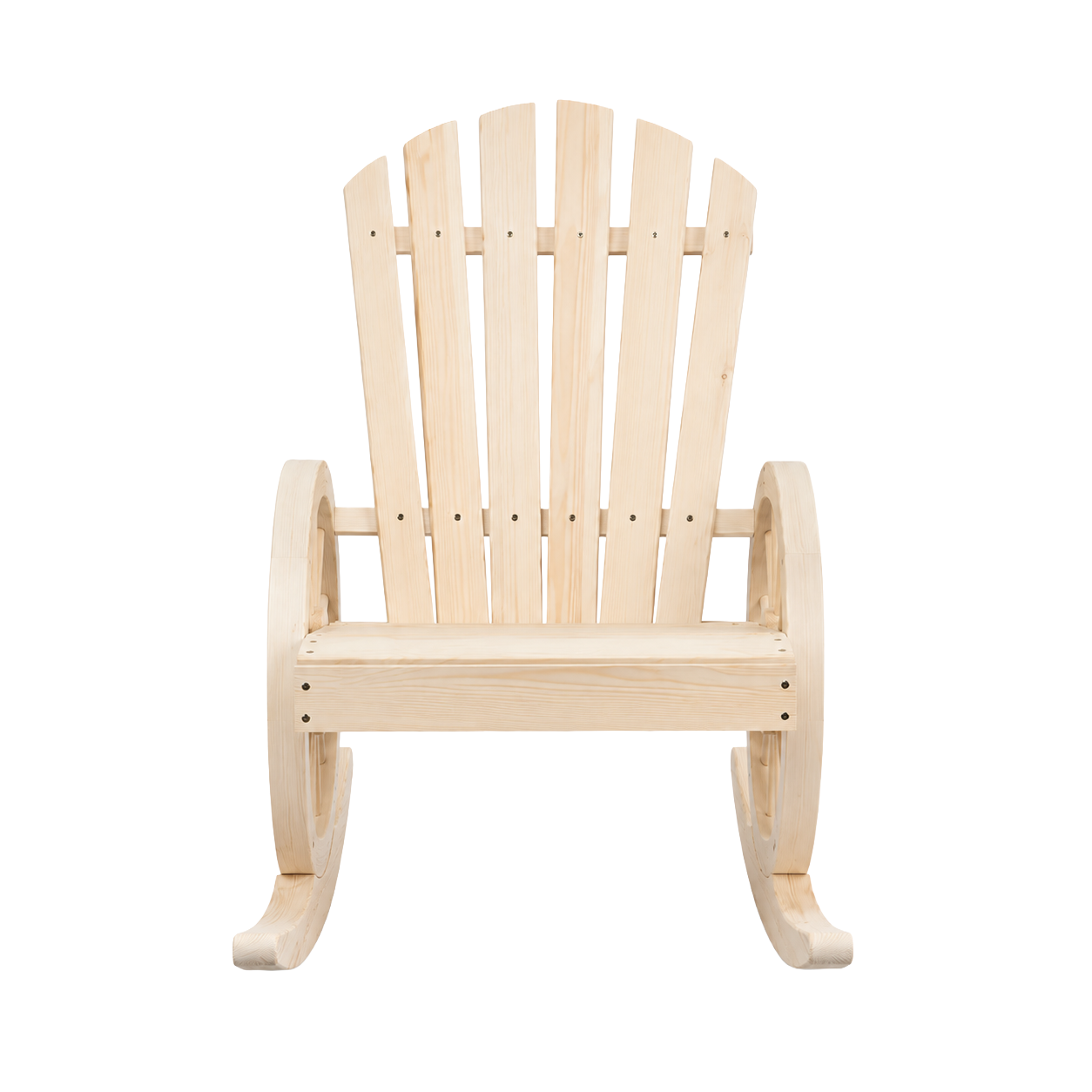 Crépuscule | Rocking chair Adirondack en sapin massif