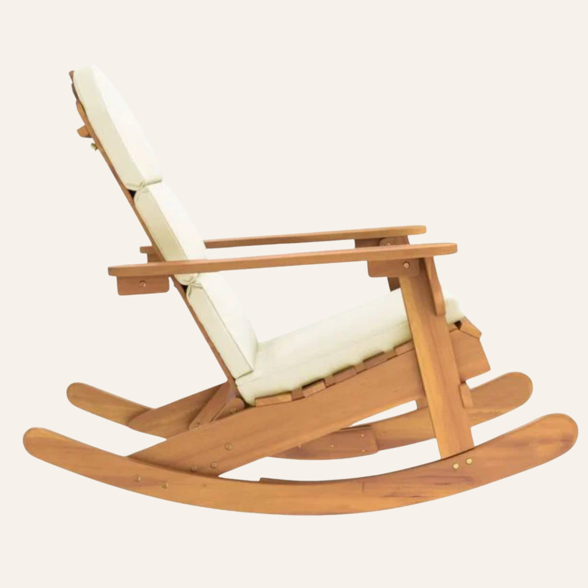 Solstice | Chaise à bascule Adirondack en acacia massif