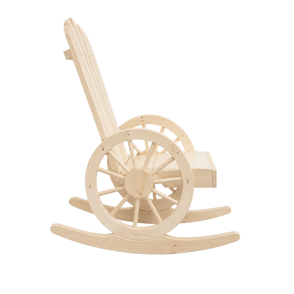 Crépuscule | Rocking chair Adirondack en sapin massif