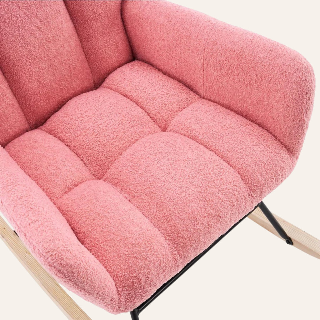 Halo | Fauteuil à bascule bouclé